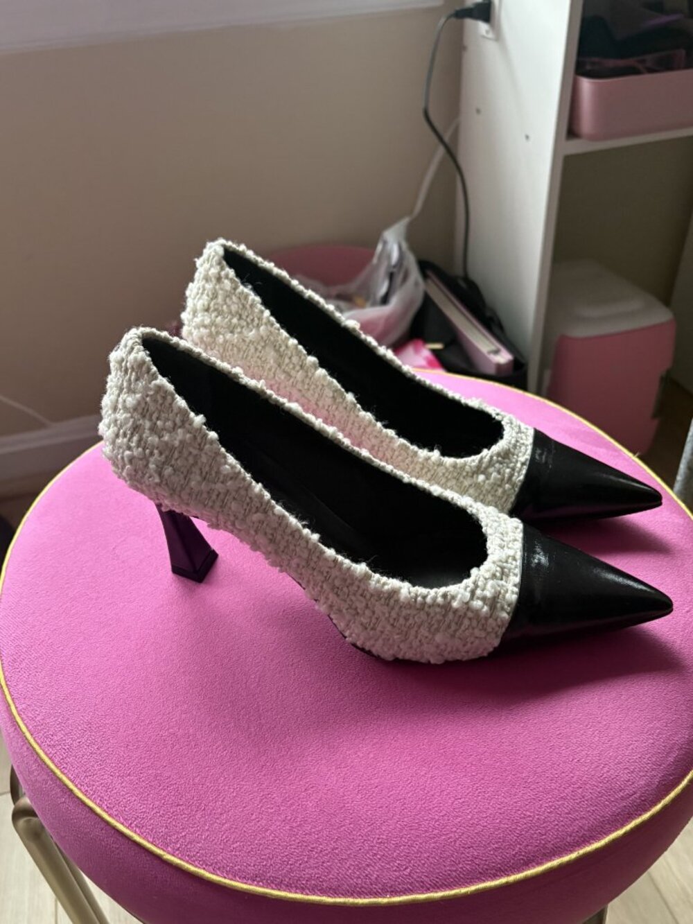 La Scarpa Made in Italy Tweed Pumps
